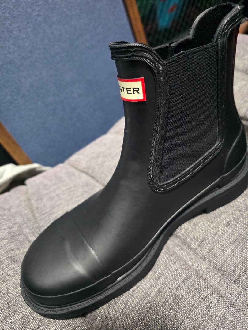HUNTER ブラック ショートブーツ　UK5