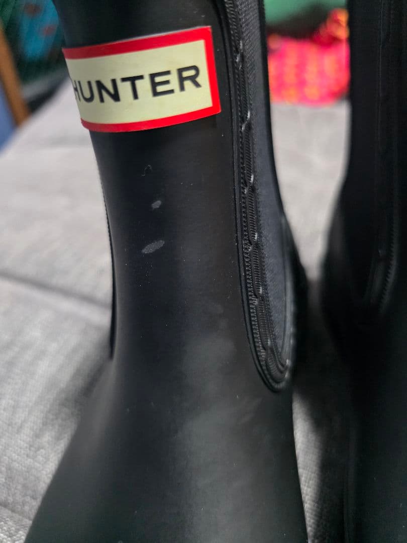 HUNTER ブラック ショートブーツ　UK5