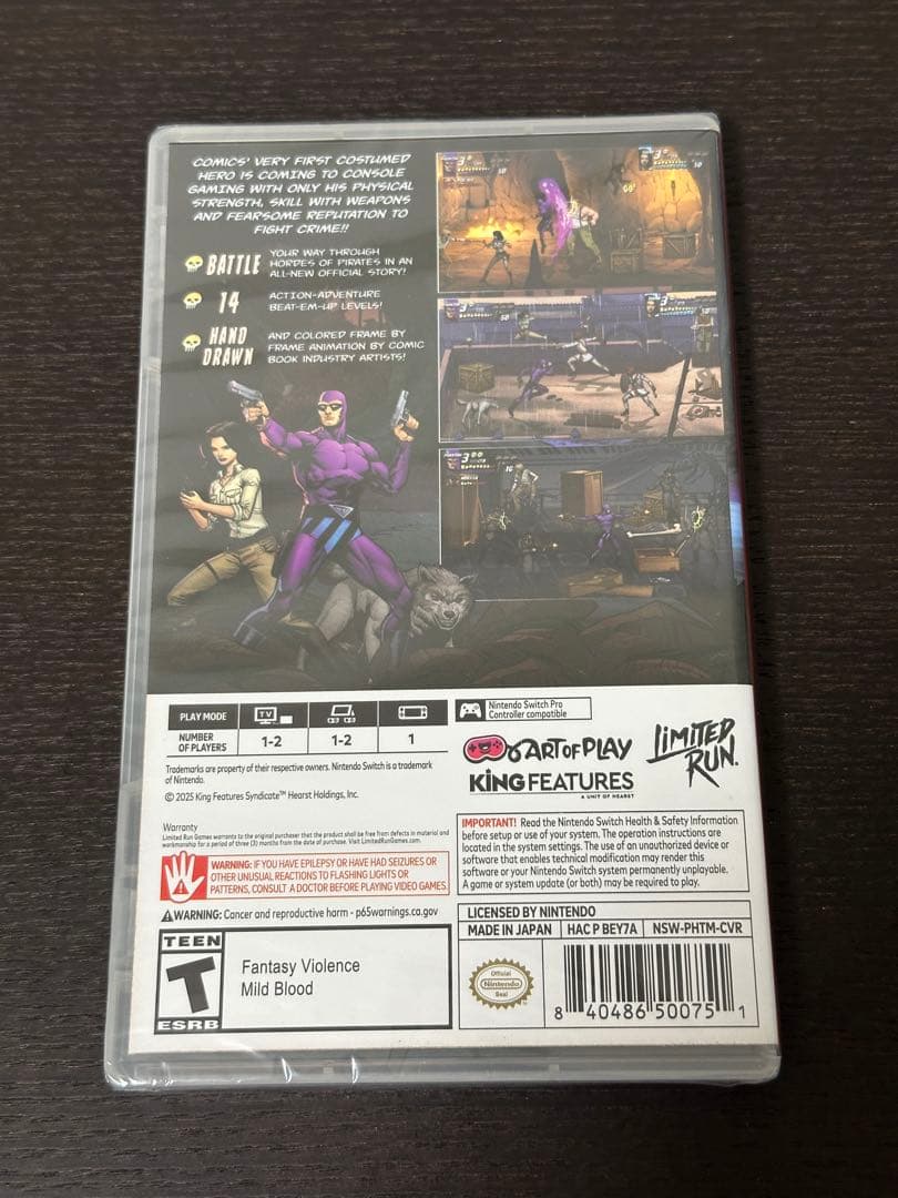 The Phantom Nintendo Switch 北米版ソフト 新品