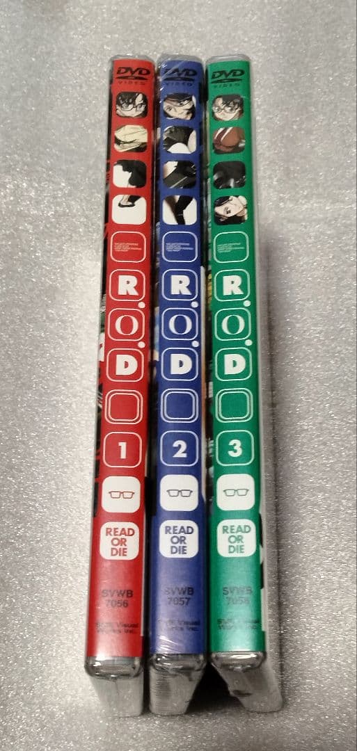未開封 初回限定 R.O.D READ OR DIE DVD 全3巻セット