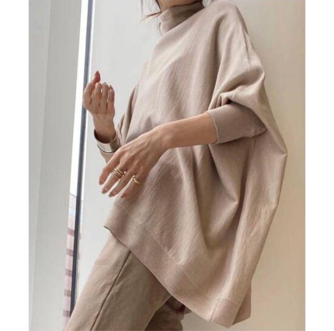 アパルトモン T/N Volume Knit ベージュ系 free ニット