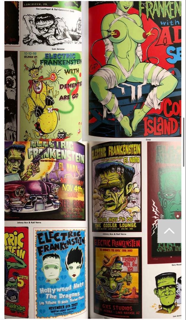 ELECTRIC FRANKENSTEIN ! ポスターアートブック 洋書
