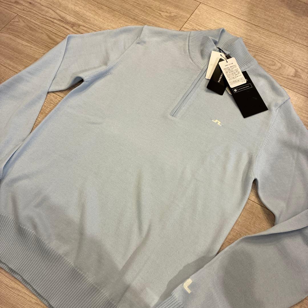定価3万未使用 jリンドバーグ Kian zipped セーター ハーフジップS