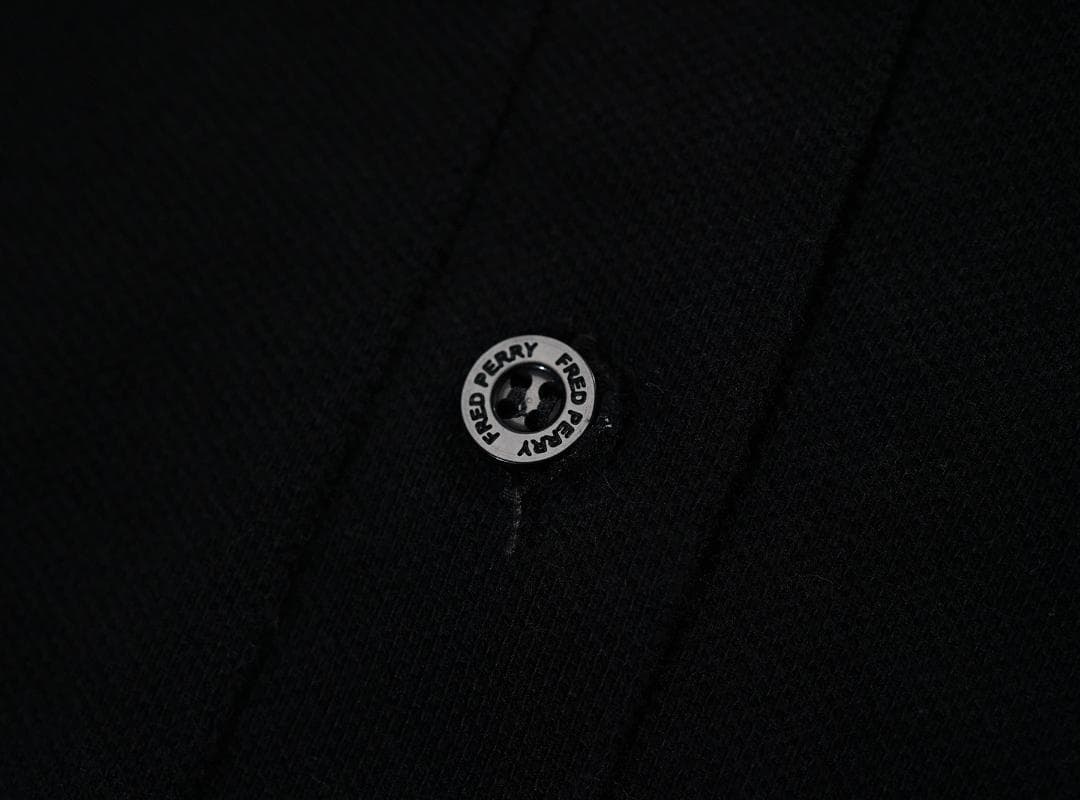 イングランド製 FRED PERRY G12 定番 ポロシャツ ブラック 8