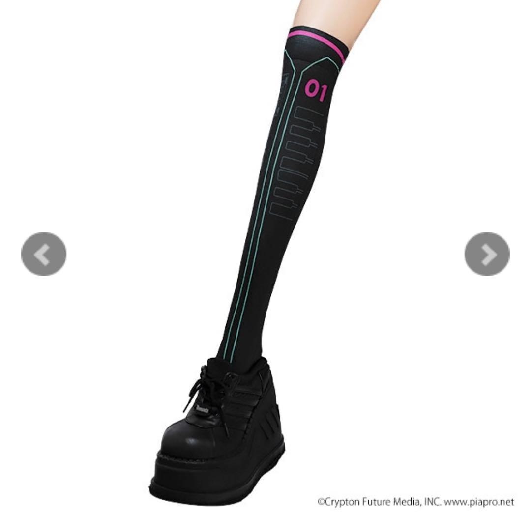 【新品未開封】リッスンフレーバー 初音ミク コラボ　ニーハイ　新品