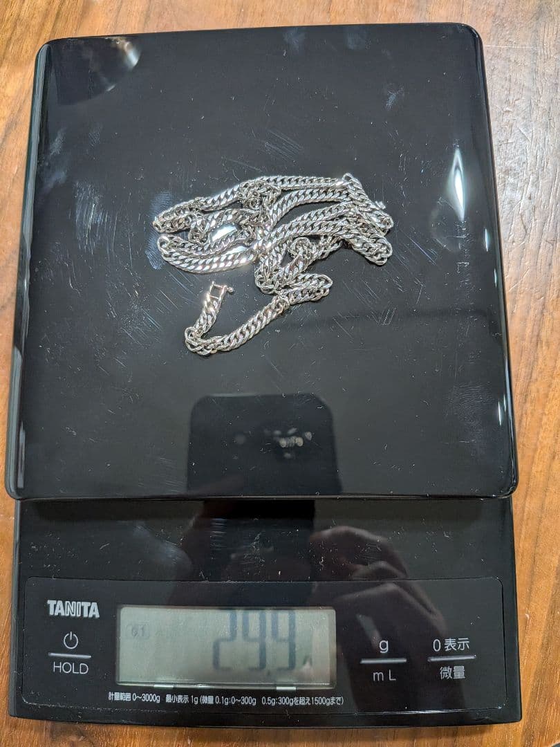 プラチナ　喜平　PT850 50cm 30g　ネックレス