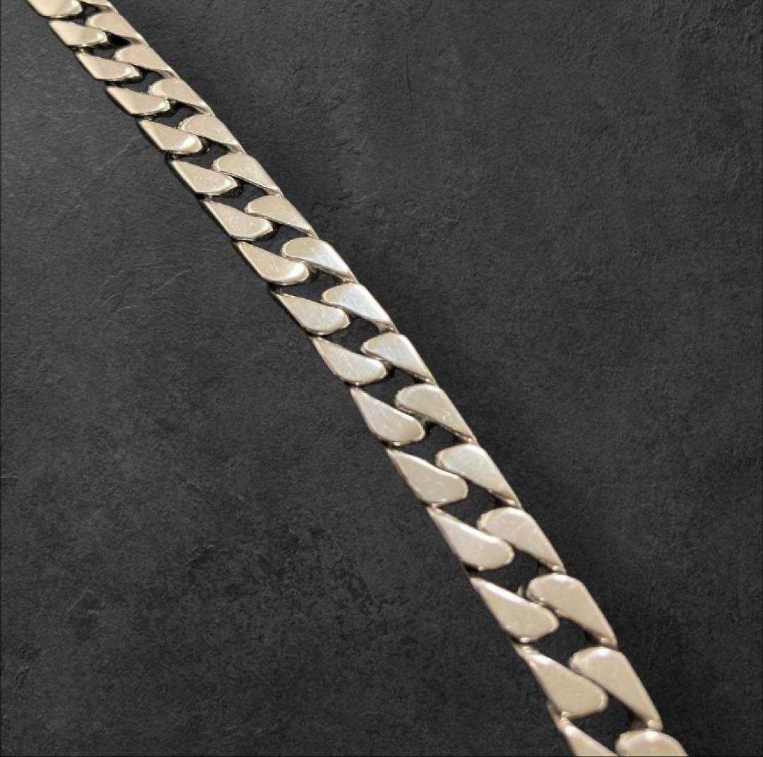 S925刻印 喜平チェーン ネックレス 45cm 7mm 付属カード付き
