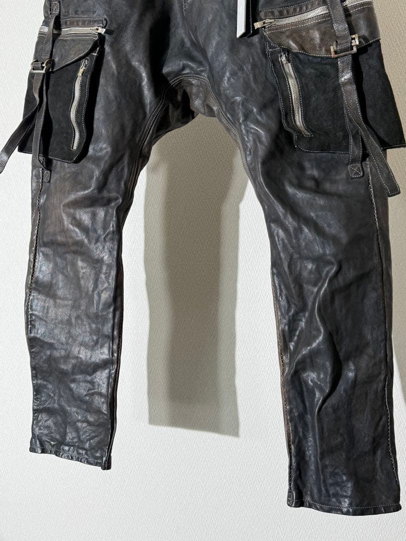 incarnation インカネーション 22aw レザーカーゴパンツ