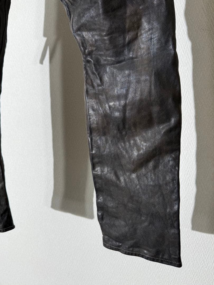incarnation インカネーション 22aw レザーカーゴパンツ
