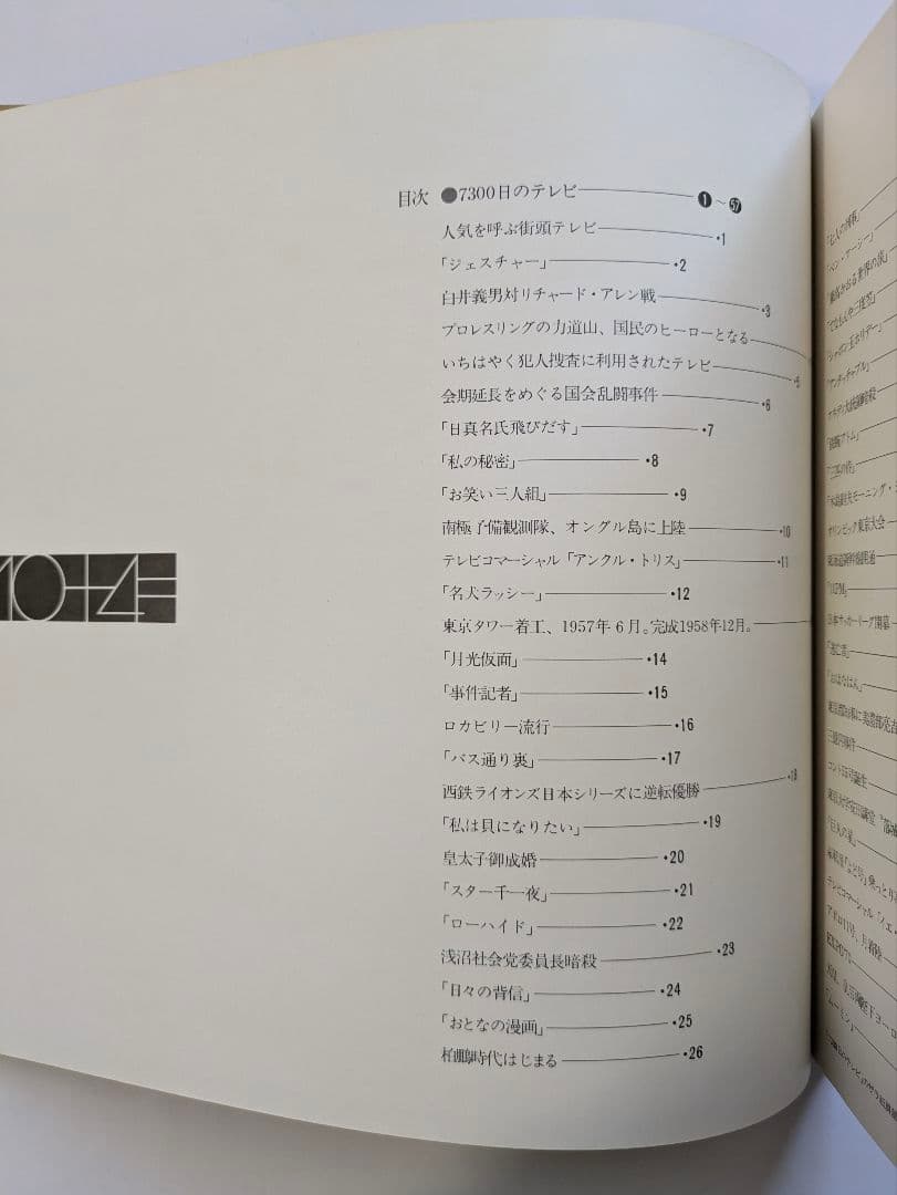 SONY 「110+4= 」テレビジョンと人間 1972年 非売品