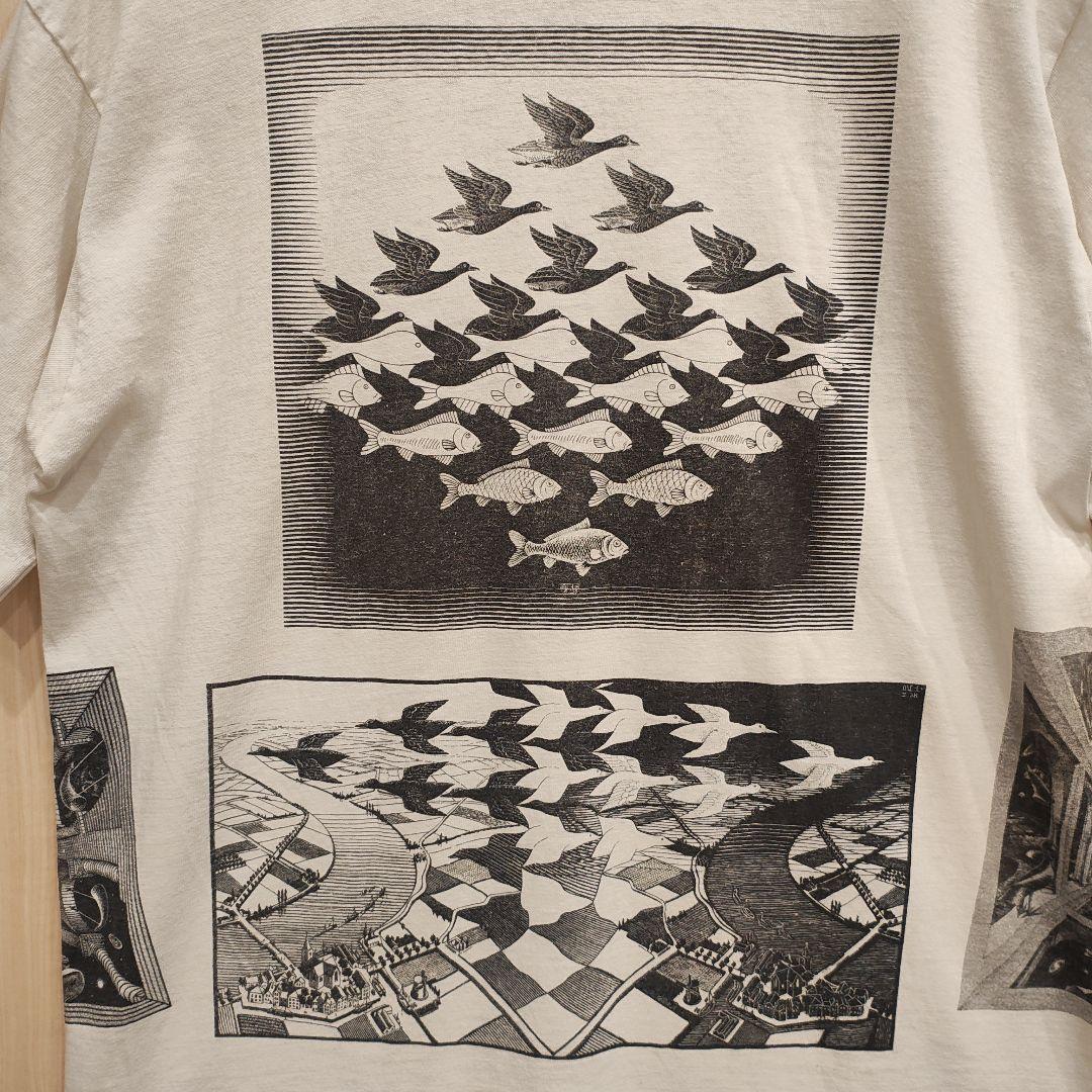 90年代 USA製 M.C ESCHER エッシャー Tシャツ 両面プリント