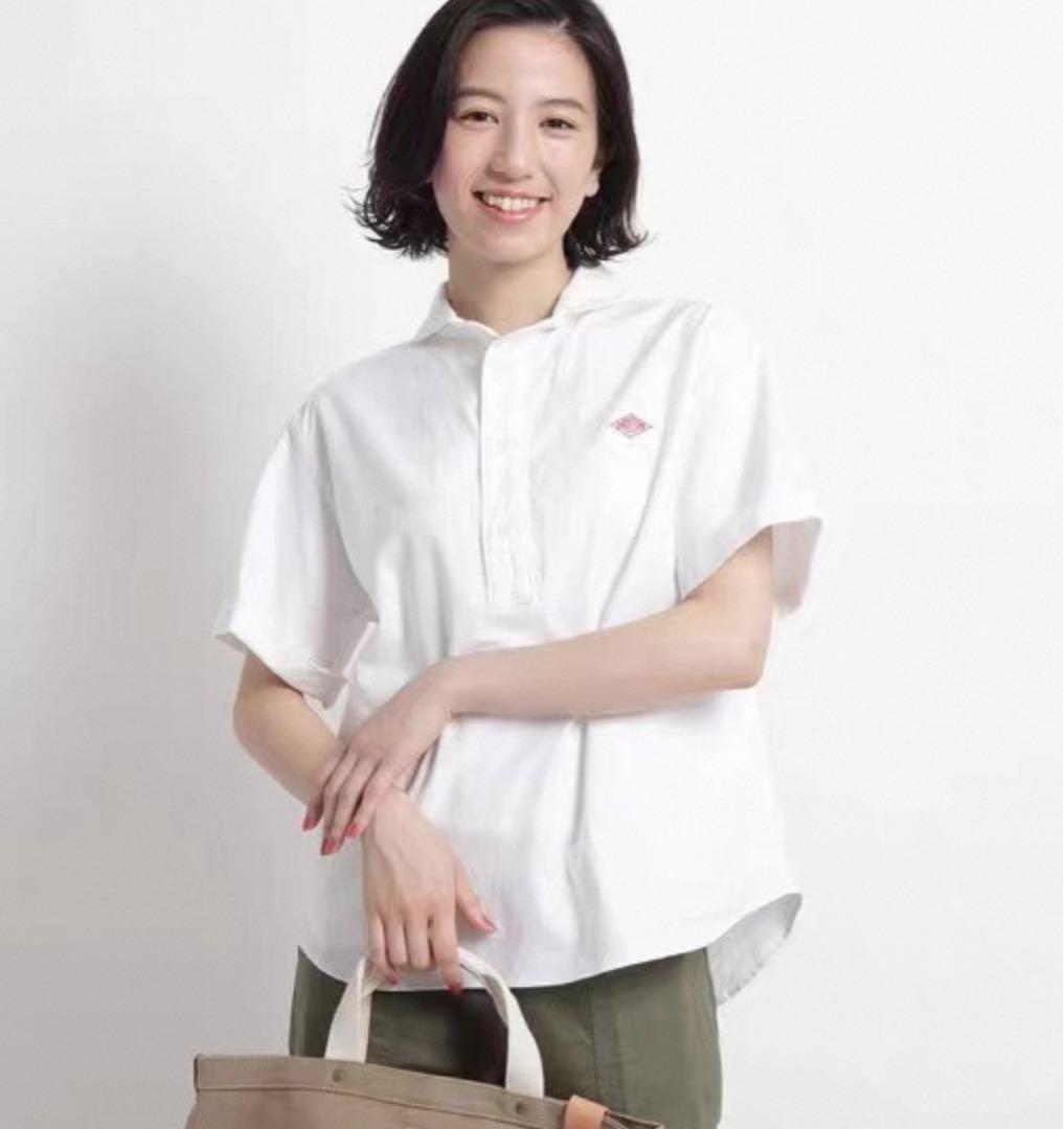 春夏に適用 オックスプルオーバーシャツ 半袖M danton