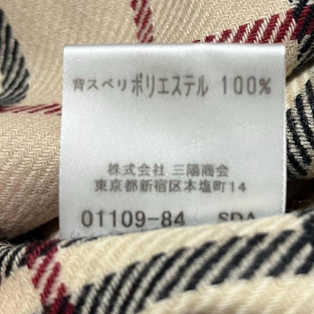 バーバリーロンドン トレンチコート ライナー付 両面ノバチェック ベージュ 38