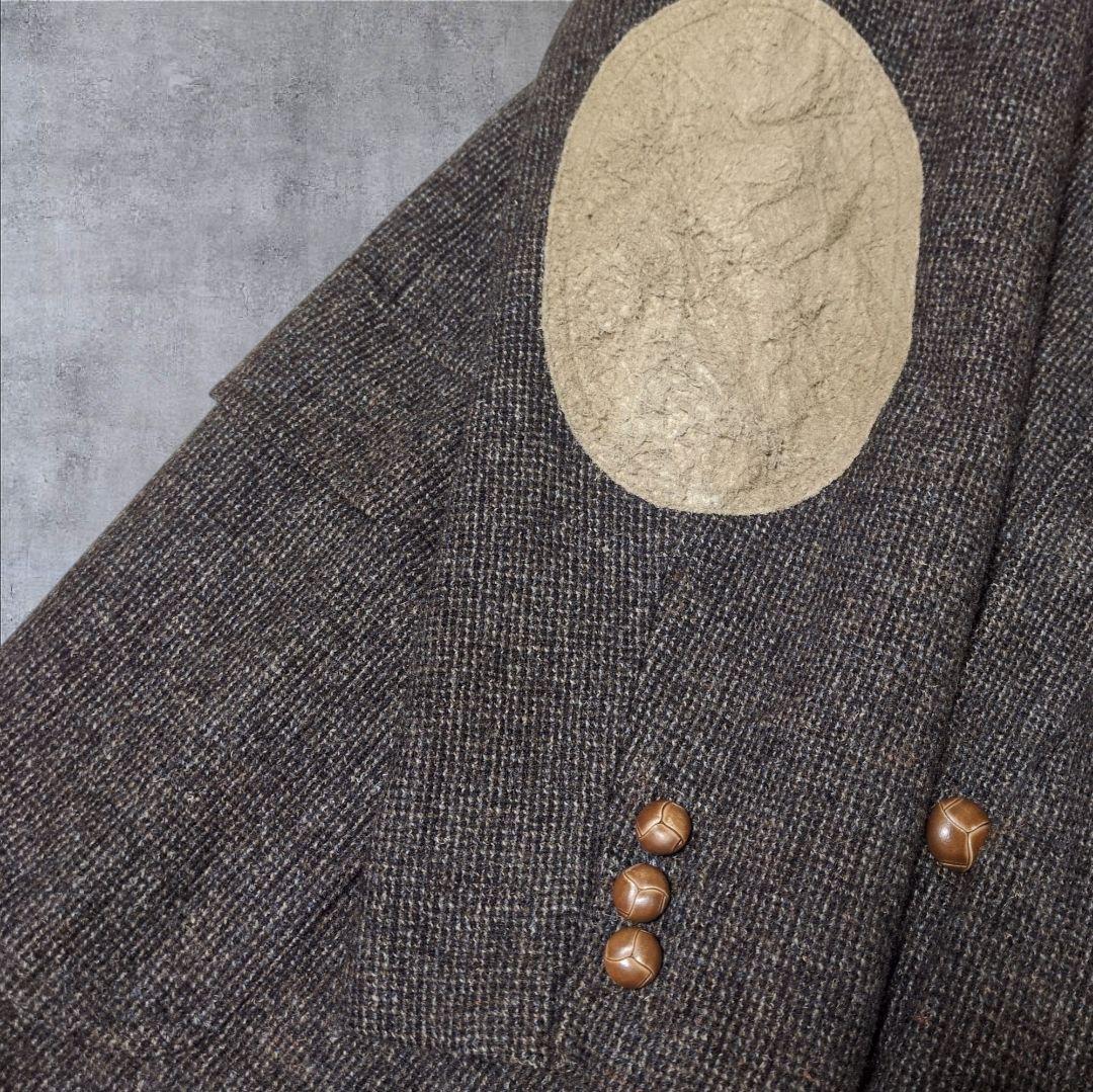 PENDLETON ツイード USA製 ウール テーラード エルボーパッチ