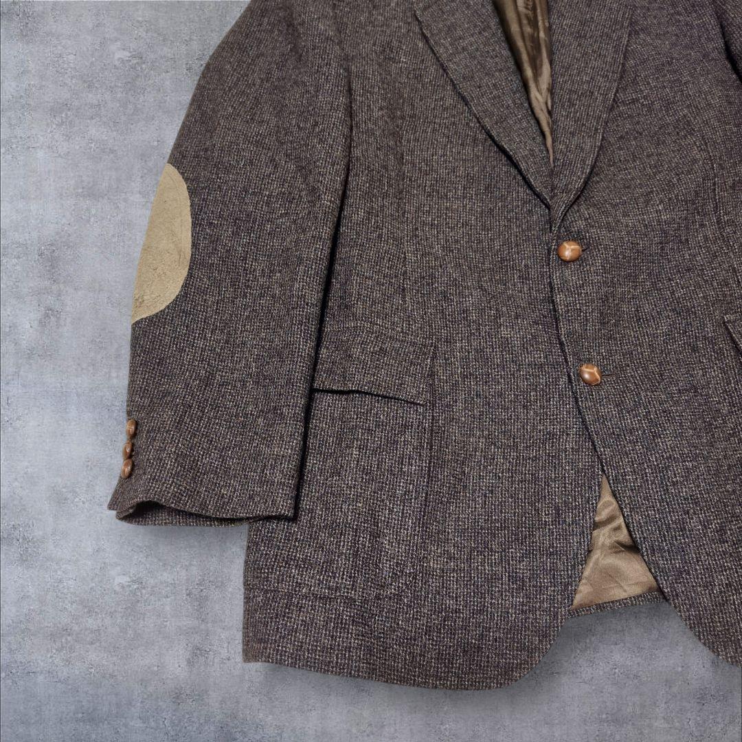 PENDLETON ツイード USA製 ウール テーラード エルボーパッチ