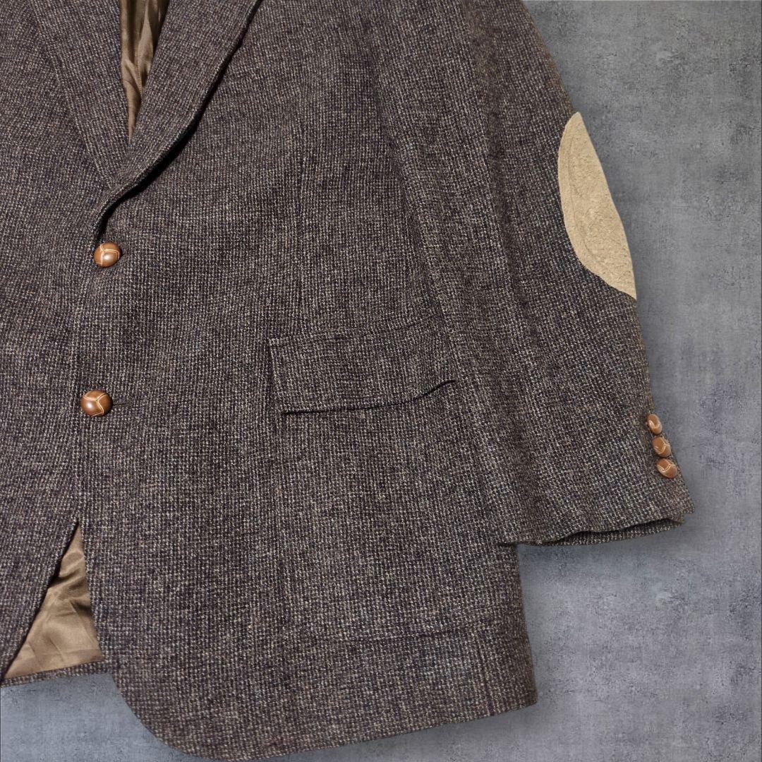 PENDLETON ツイード USA製 ウール テーラード エルボーパッチ