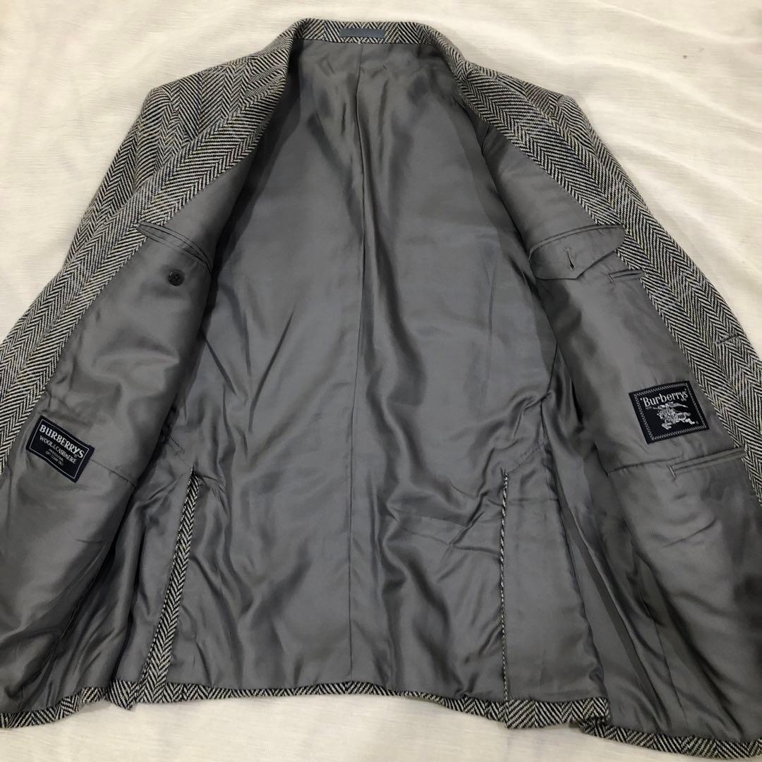 Burberrys バーバリー テーラードジャケット カシミヤ ウール ツイード