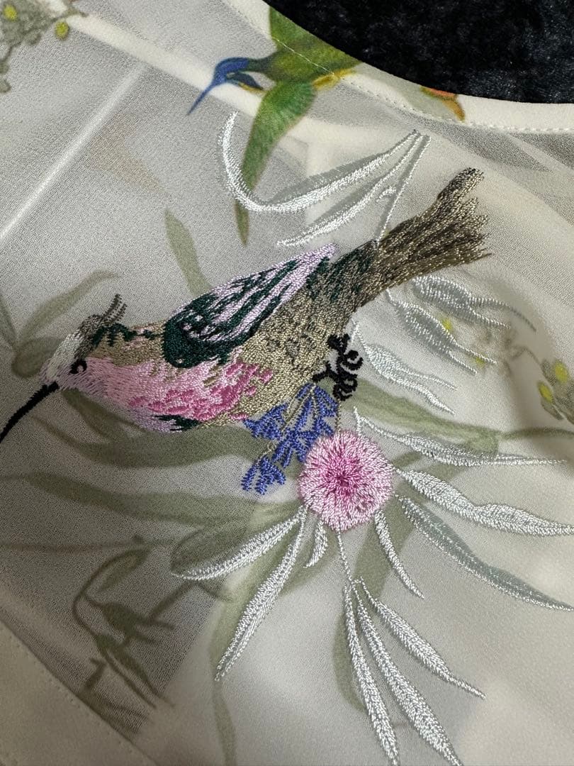ノウタタンTED BAKER 刺繍入りノースリーブワンピース サイズ0