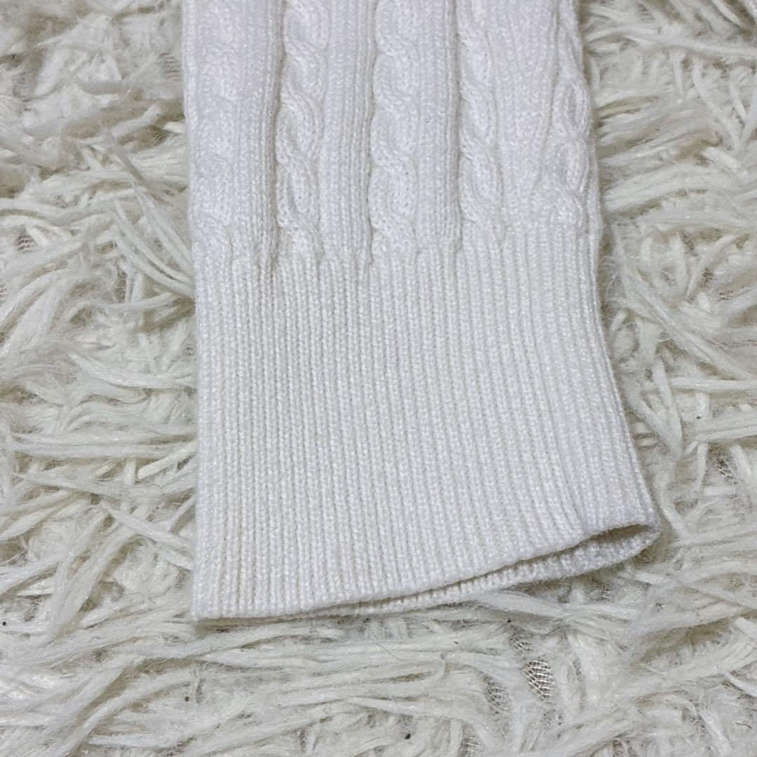 POLO RALPH LAUREN ポニー刺繍　ケーブルニットカーディガン