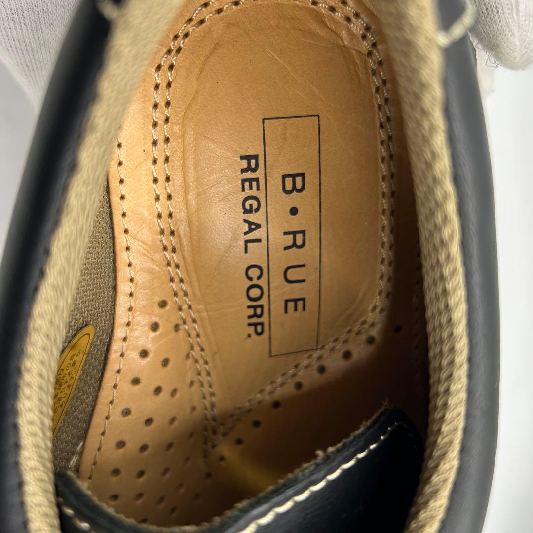 【未使用】REGAL B・RUE リーガル レザーシューズ 25.5cmブラック
