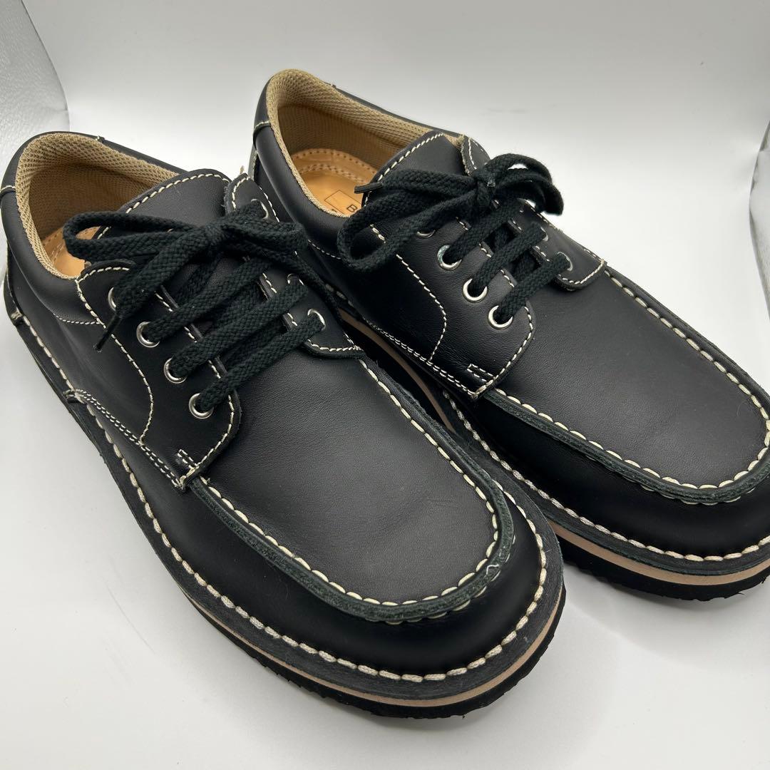【未使用】REGAL B・RUE リーガル レザーシューズ 25.5cmブラック