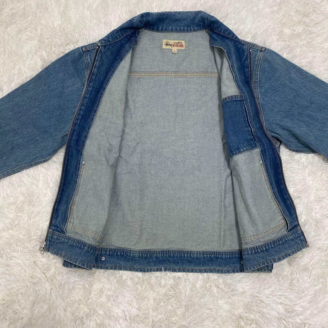 ミ*ツ様 入手困難　Stussyステューシー　カバーオール　デニムジャケット　ジ