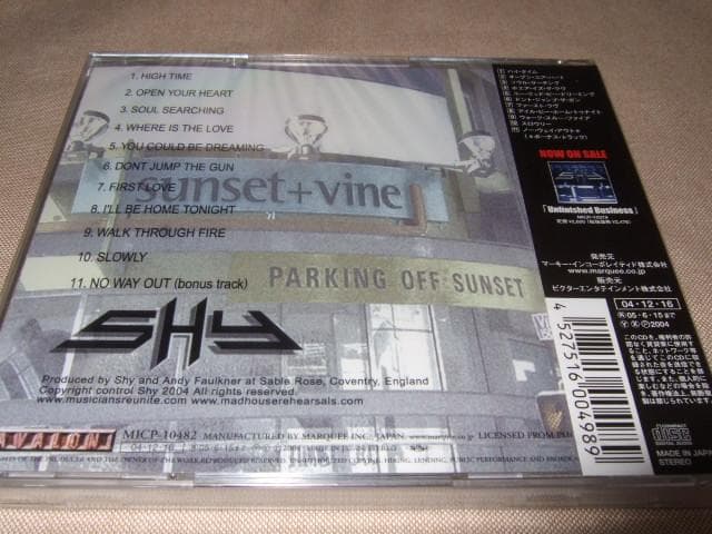 ■SHY,新品未開封,TONY MILLS,国内盤,メロハー,トニー・ミルズ