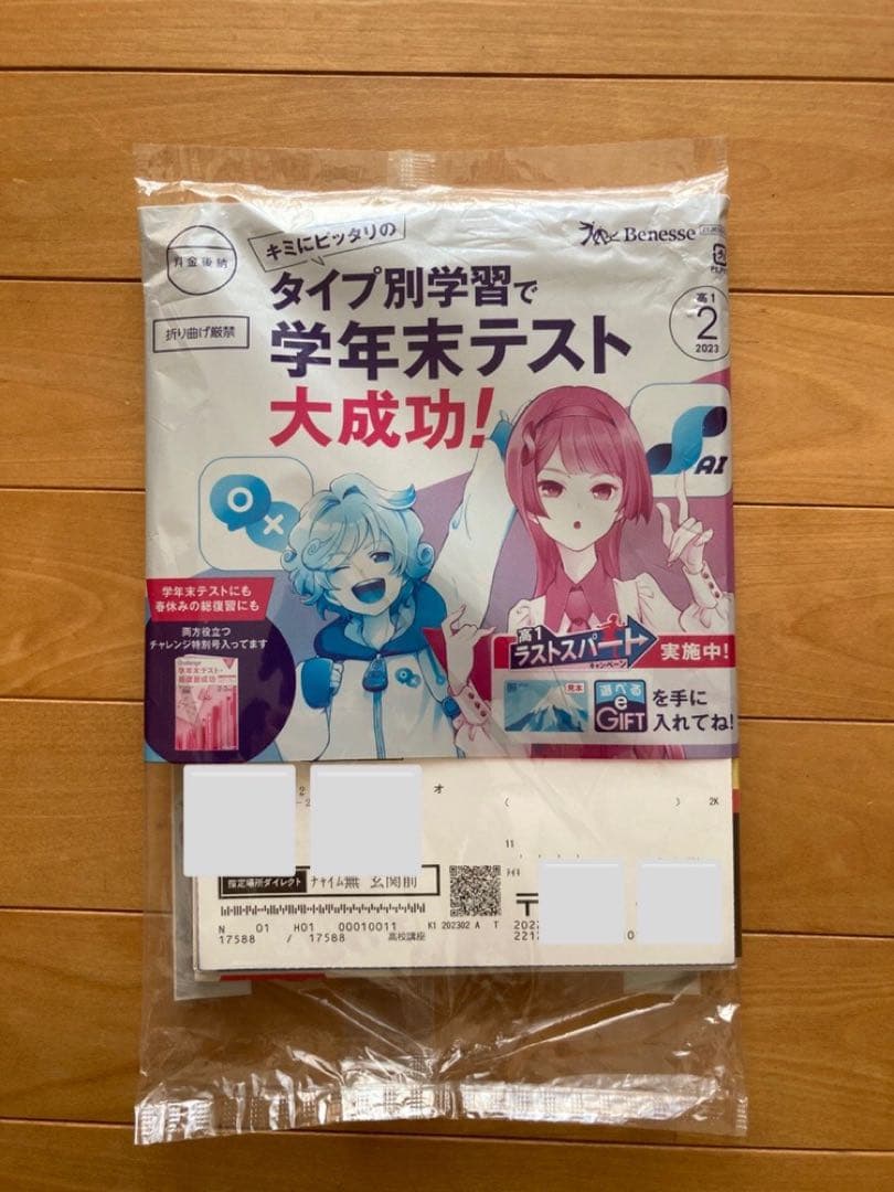 進研ゼミ 高校講座　１年生　１年分