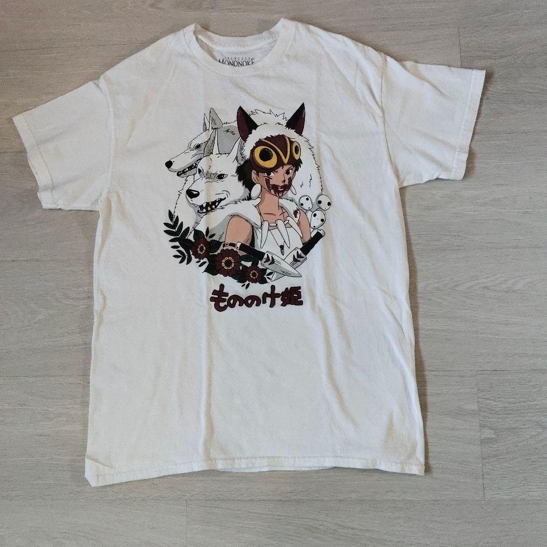【希少】公式 もののけ姫 ヴィンテージTシャツ M スタジオジブリ 白