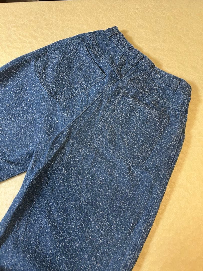 美品★ MEDI SCRATCH OVAL WIDE DENIM