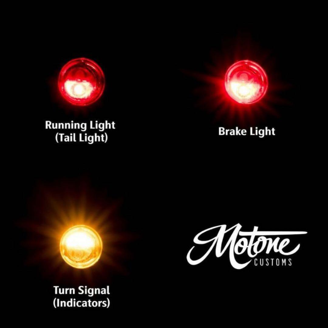 トライアンフ モートーン製LED 3inウィンカー ボンネビル ボバー T120