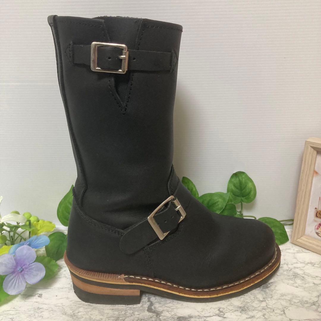 Golden Retriever ロングエンジニアブーツ 22.5cmブラック