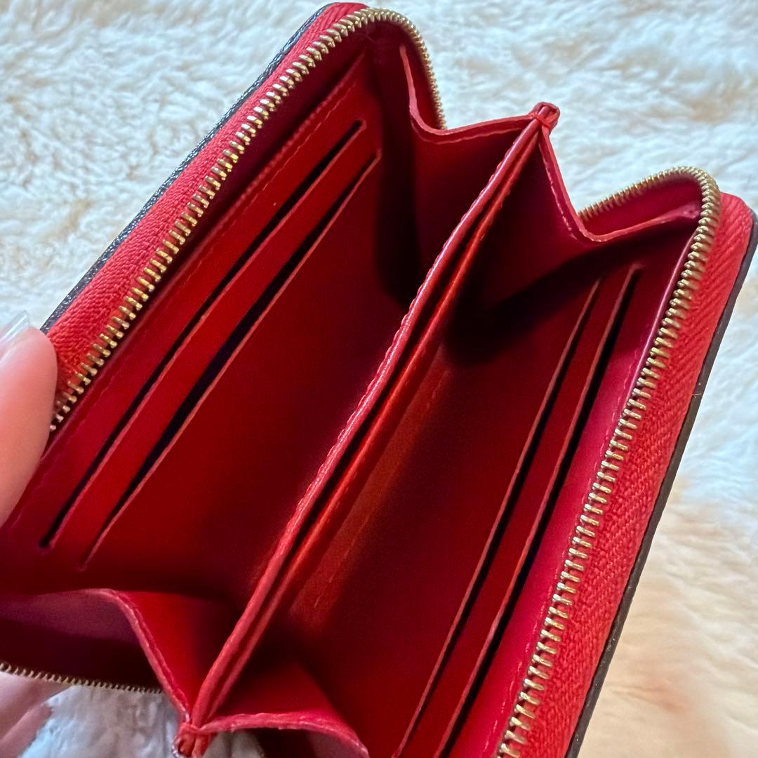 ルイヴィトン 財布 レッド レディース