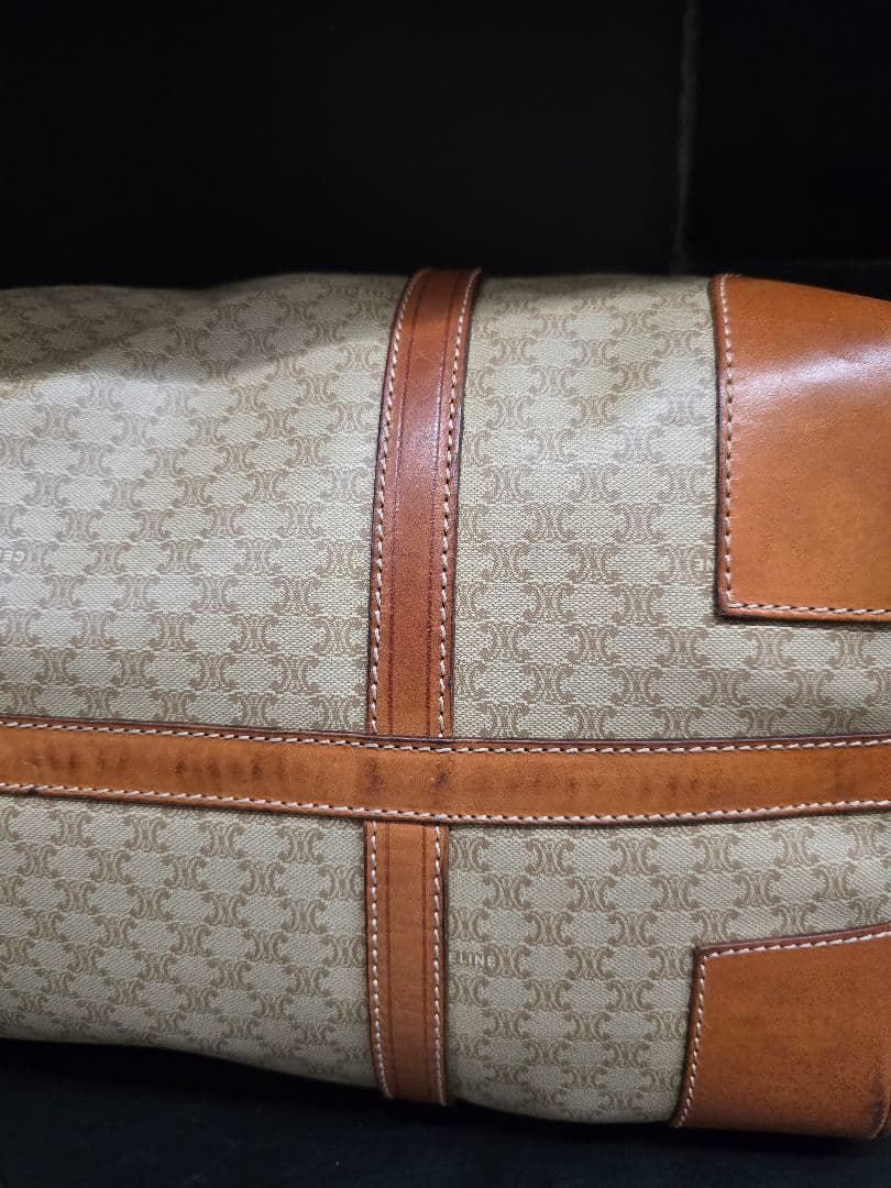 MT498 セリーヌ CELINE マカダム トリオンフ ボストンバッグ
