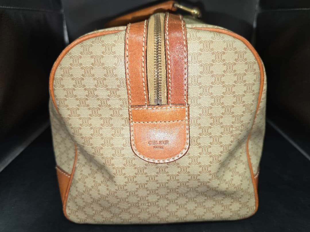 MT498 セリーヌ CELINE マカダム トリオンフ ボストンバッグ