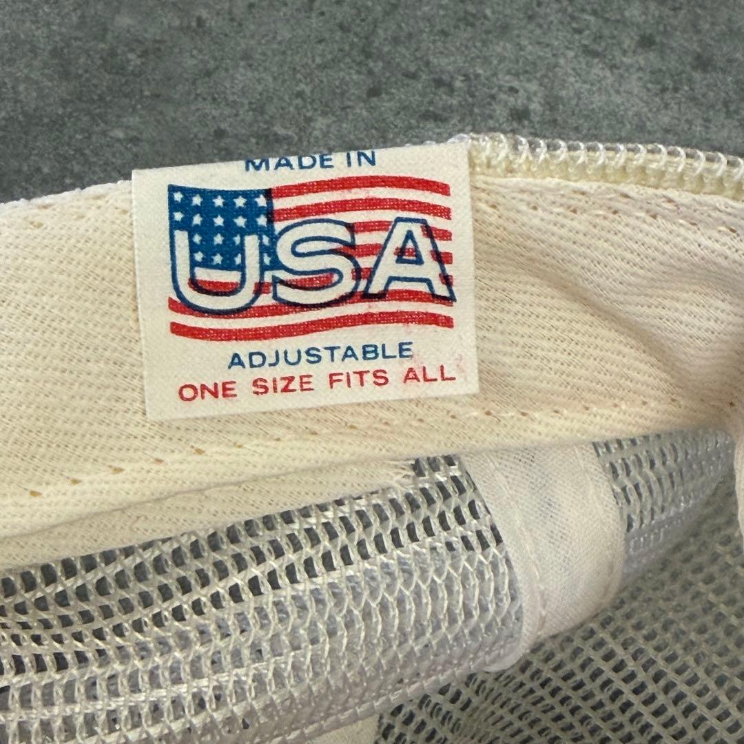 USA製 Wear Guard トラッカーキャップ 赤 白 企業 デッドストック