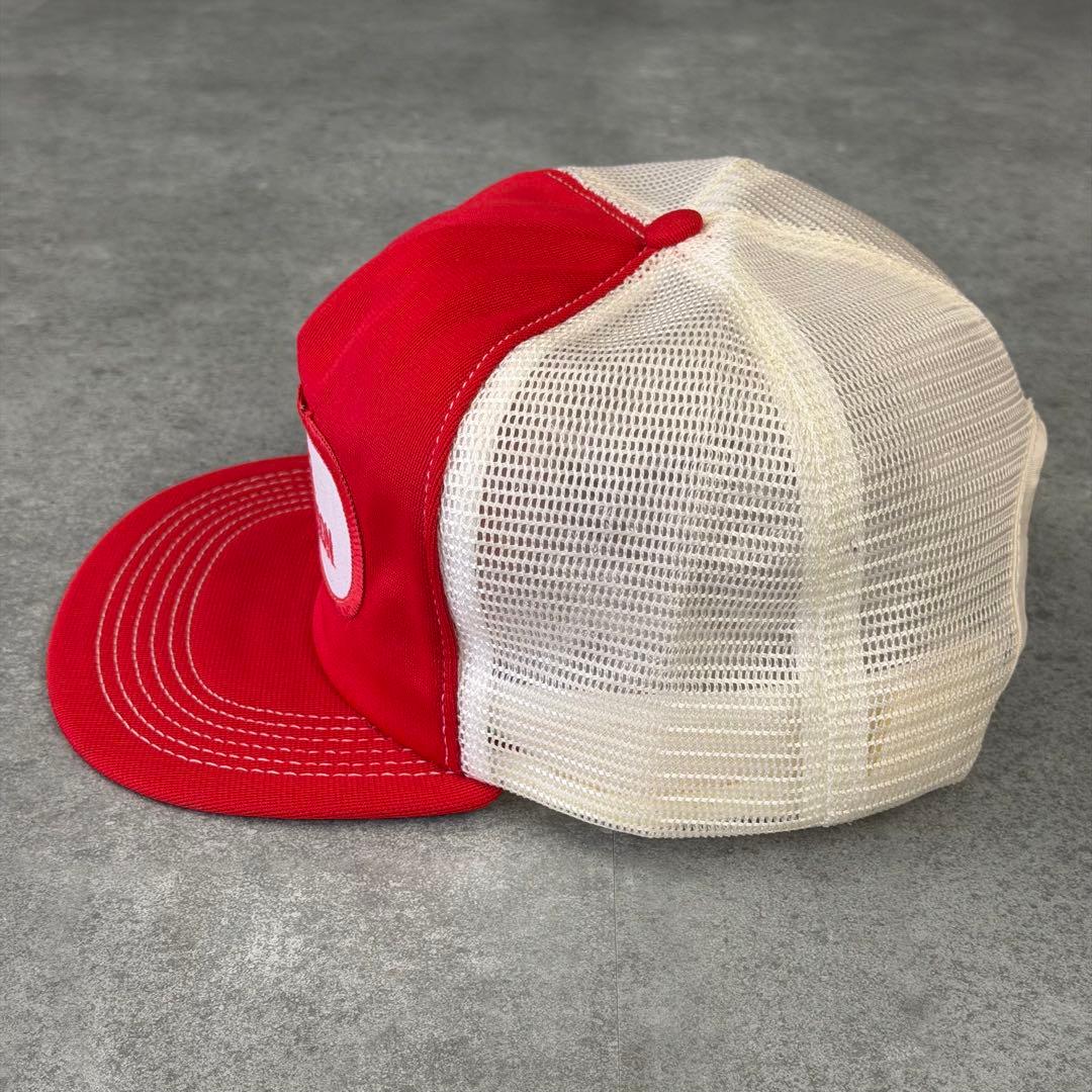 USA製 Wear Guard トラッカーキャップ 赤 白 企業 デッドストック