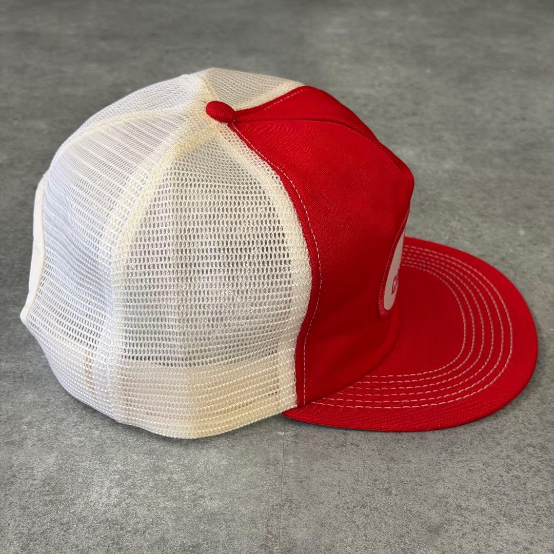 USA製 Wear Guard トラッカーキャップ 赤 白 企業 デッドストック
