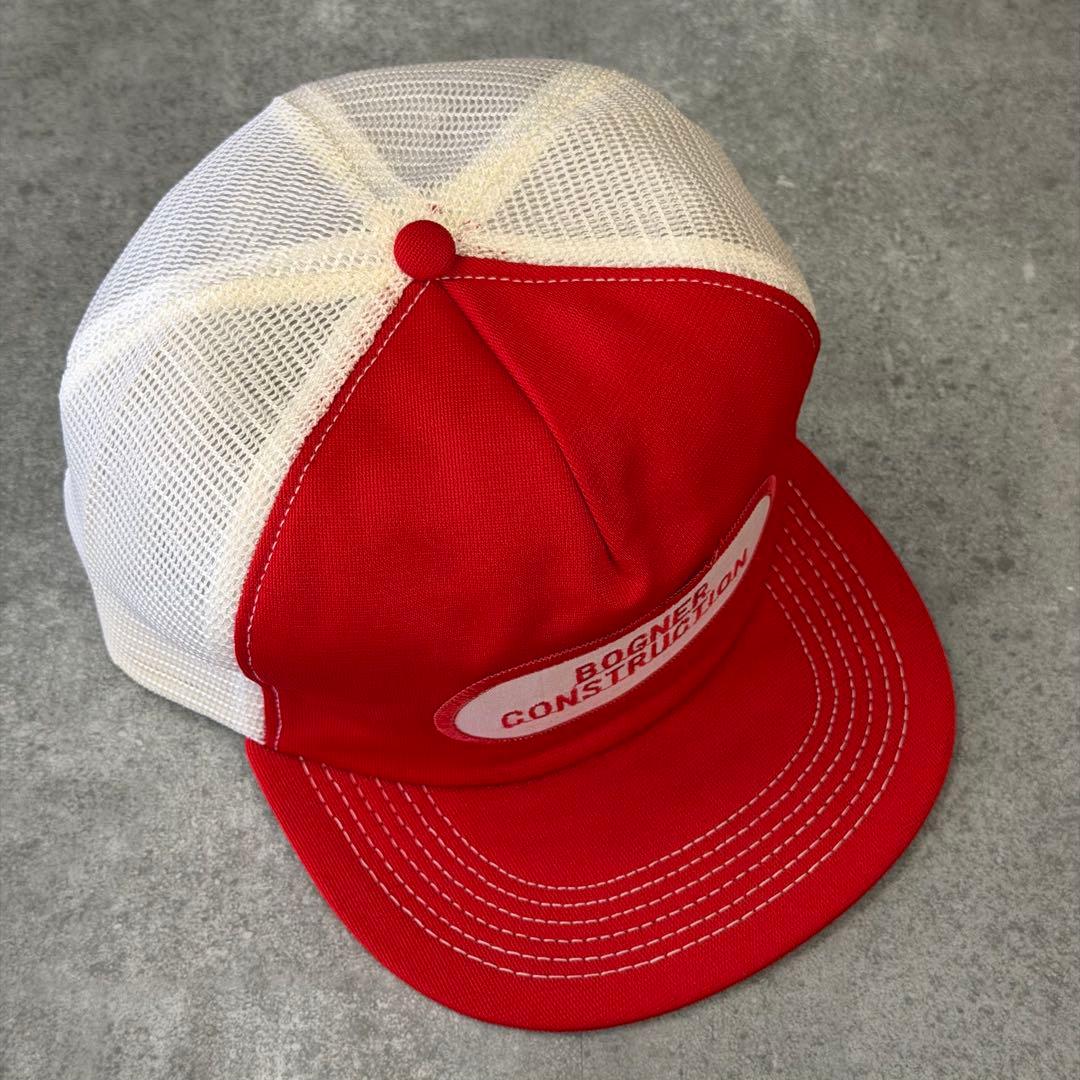 USA製 Wear Guard トラッカーキャップ 赤 白 企業 デッドストック