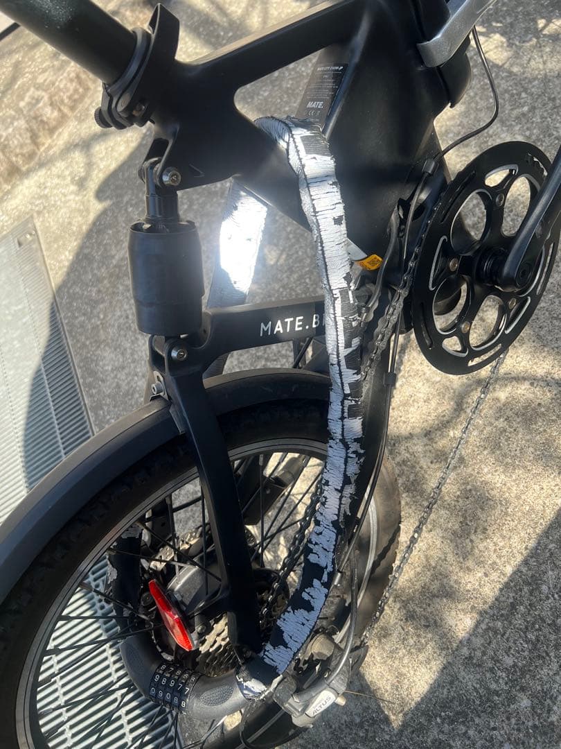MATE.BIKE MATE CITY 電動アシスト自転車 ブラック 折りたたみ
