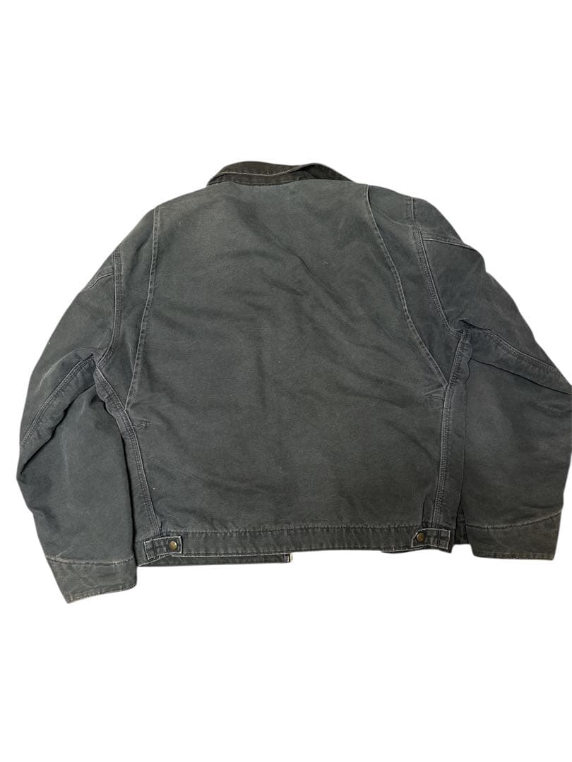 「超希少」Carhartt デトロイトジャケットUSA製フェードブラック XL