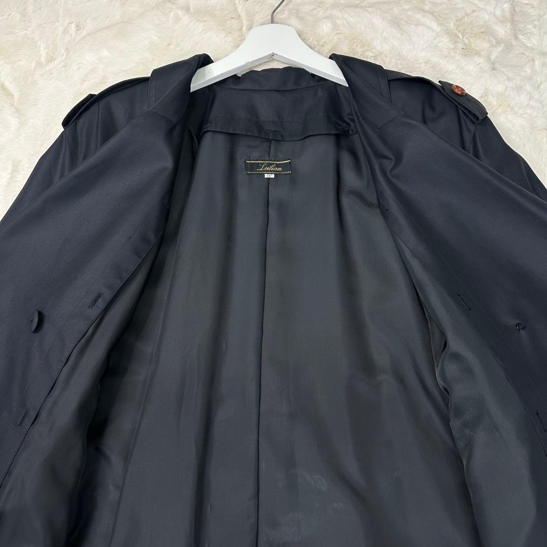✨美品✨レリアン 最高級シルク100% トレンチコート 13+ 大きいサイズ