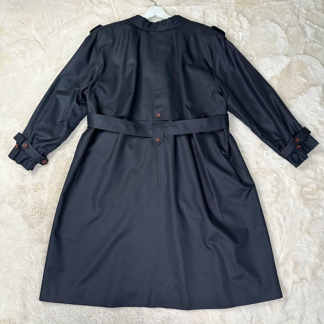 ✨美品✨レリアン 最高級シルク100% トレンチコート 13+ 大きいサイズ