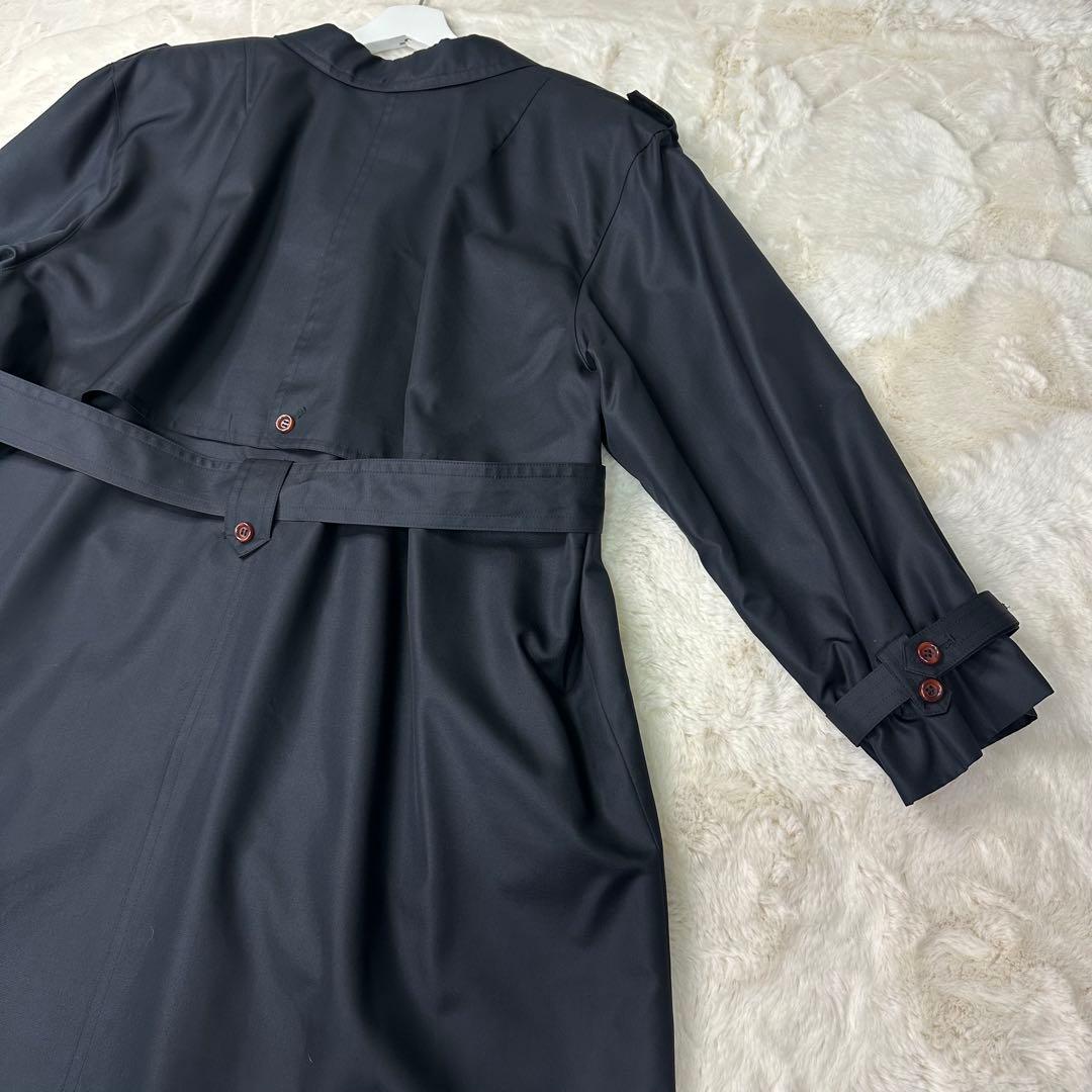 ✨美品✨レリアン 最高級シルク100% トレンチコート 13+ 大きいサイズ