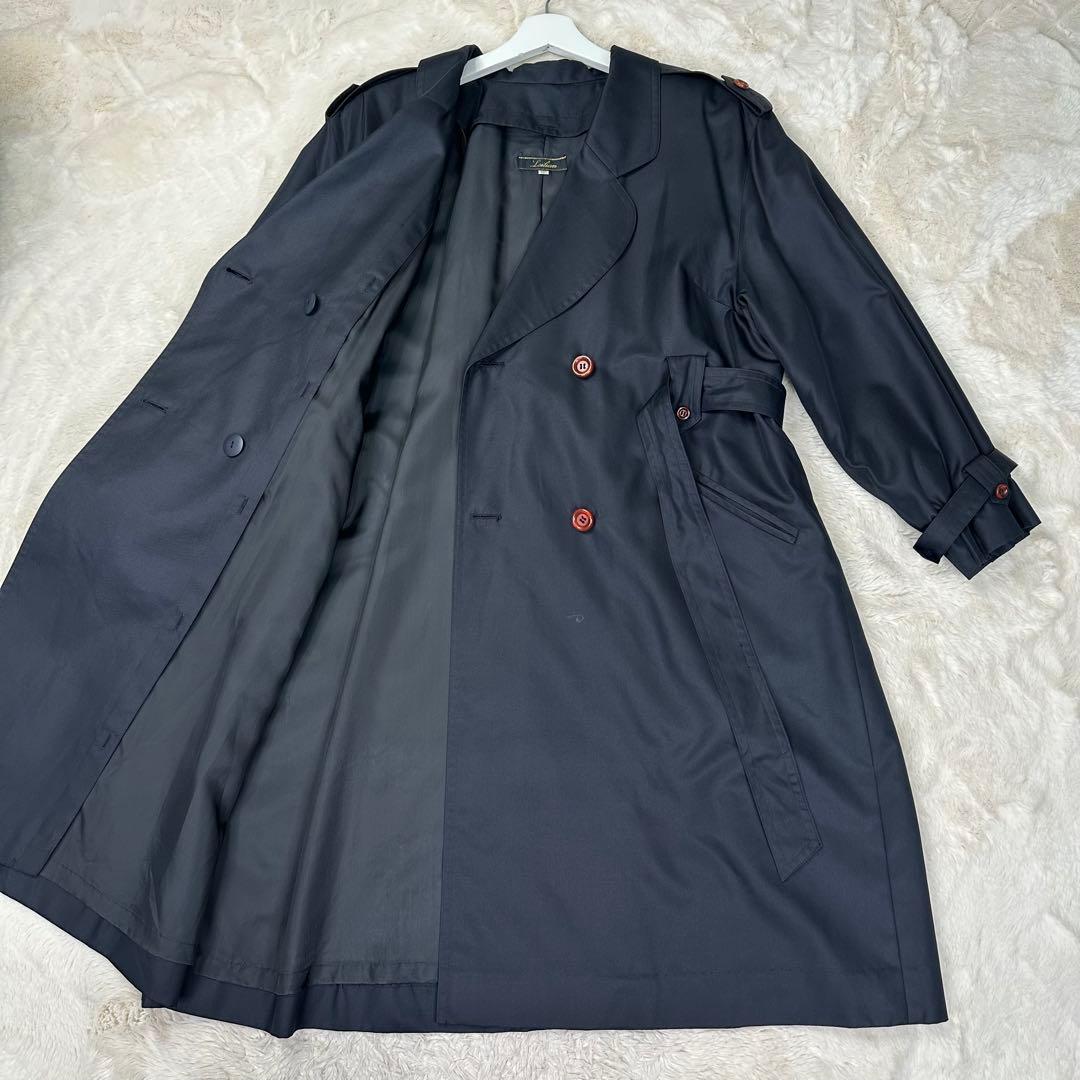 ✨美品✨レリアン 最高級シルク100% トレンチコート 13+ 大きいサイズ