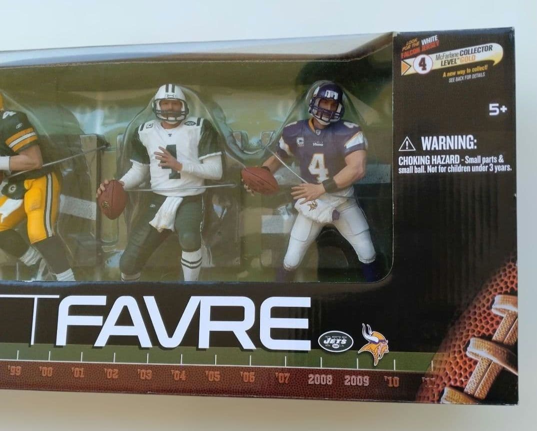 (バリアント)マクファーレンNFL ブレット・ファーブ フィギュア 4Pack