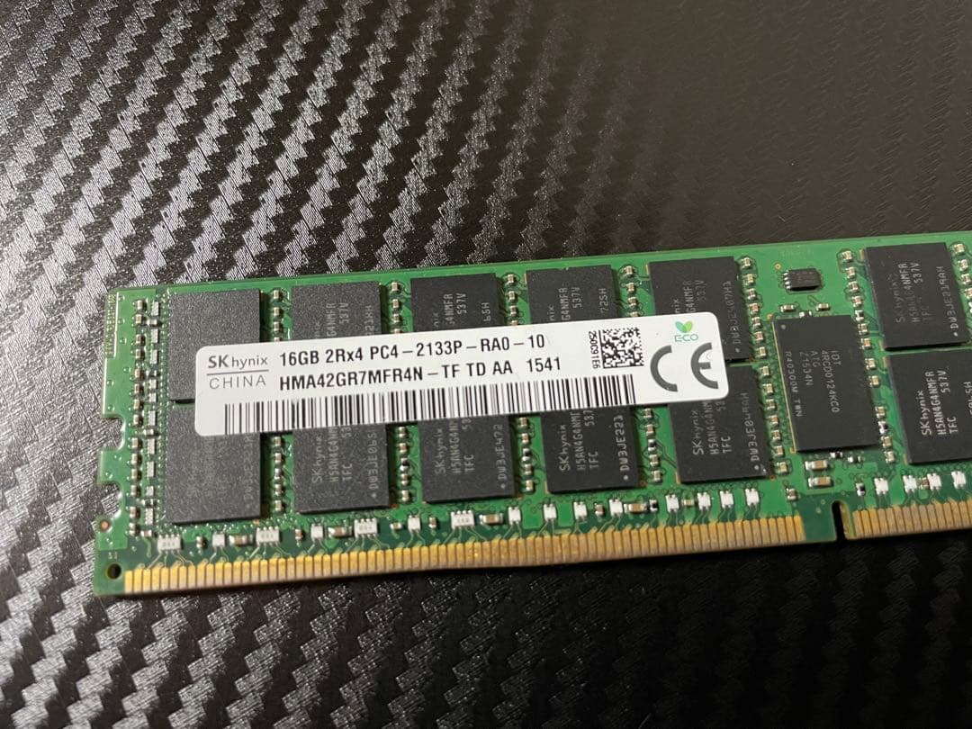 ddr4 16gb サーバー用 動作未確認