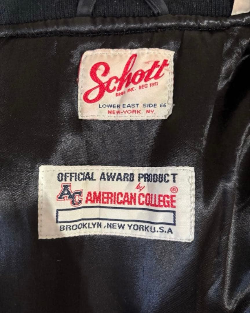 Schott MA-1 フライトジャケット ブラック
