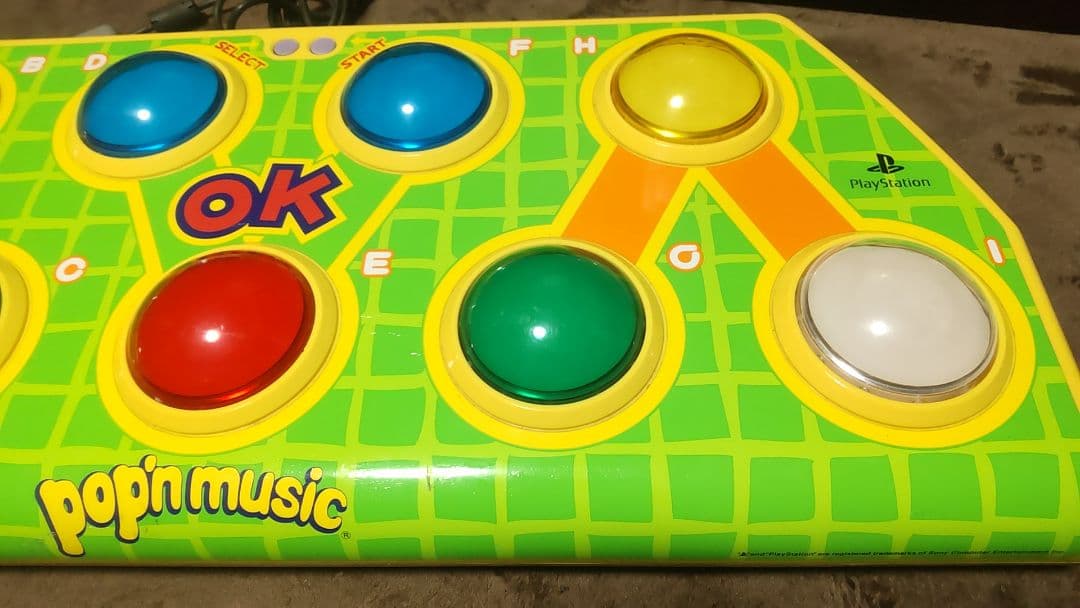 ポップンミュージック コントローラー 静音化 PS専用 完動品