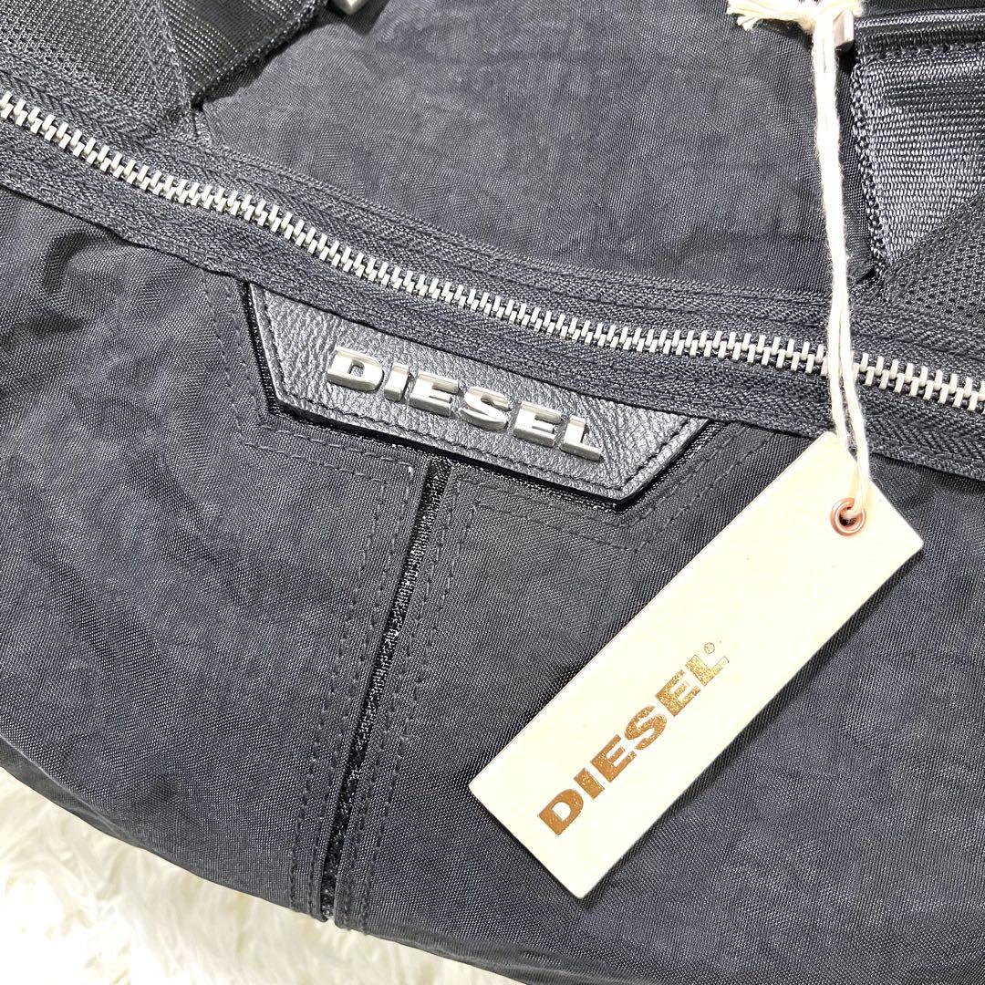 タグ付き未使用✨DIESEL ボストンバッグ 黒　大容量